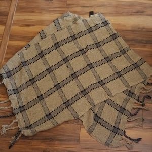 Plaid over the head shawl 🍁🍂